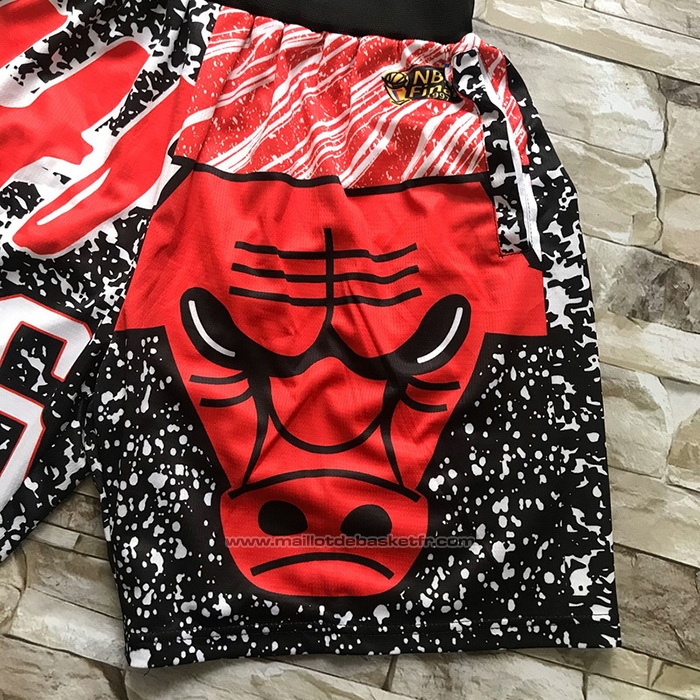 Short Chicago Bulls Mitchell & Ness 1966 Noir